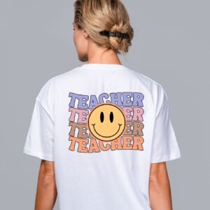 Short Sleeve T-Shirt : Teach Smiley
